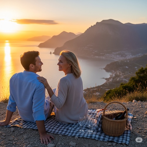 Weekend romantico con MILF tra mare e monti